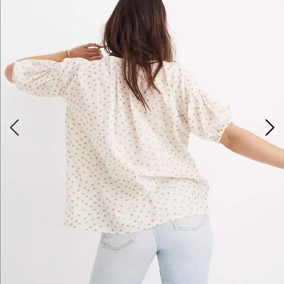 NWOT Caron Callahan Isola Top In Clipdot - Picture 3 of 8